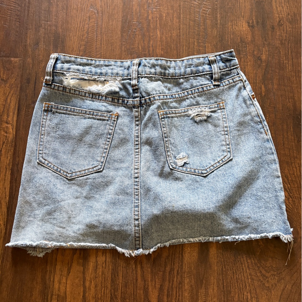 Signature8 Ripped Denim Skirt - Picture 3 of 3
